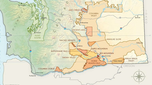 Washington State Desert Map November 29, 2016 - Delille Cellars Featured In Vinous, "Focus On Washington:  Hot Times In The Desert" - Bacchus Capital Managementbacchus Capital  Management