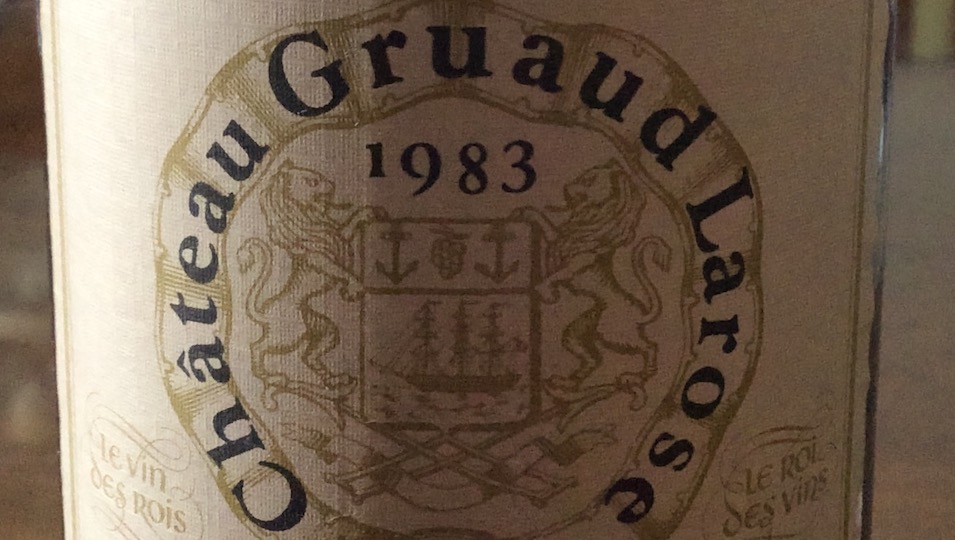 Cellar Favorite 1983 Château GruaudLarose (May 2017) Vinous Explore All Things Wine